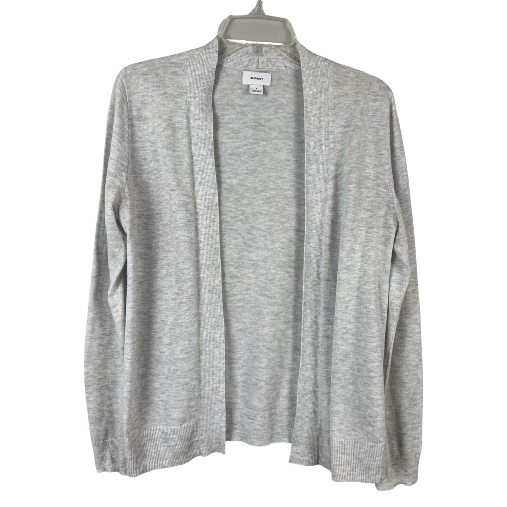Old navy heather gray open front sweater Sz S